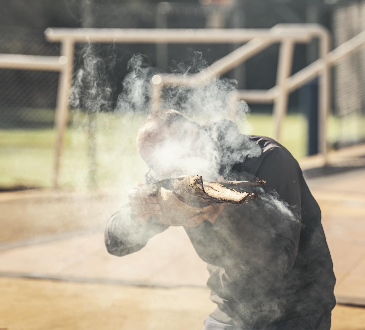 Shannon Kitchener smoking ceromony